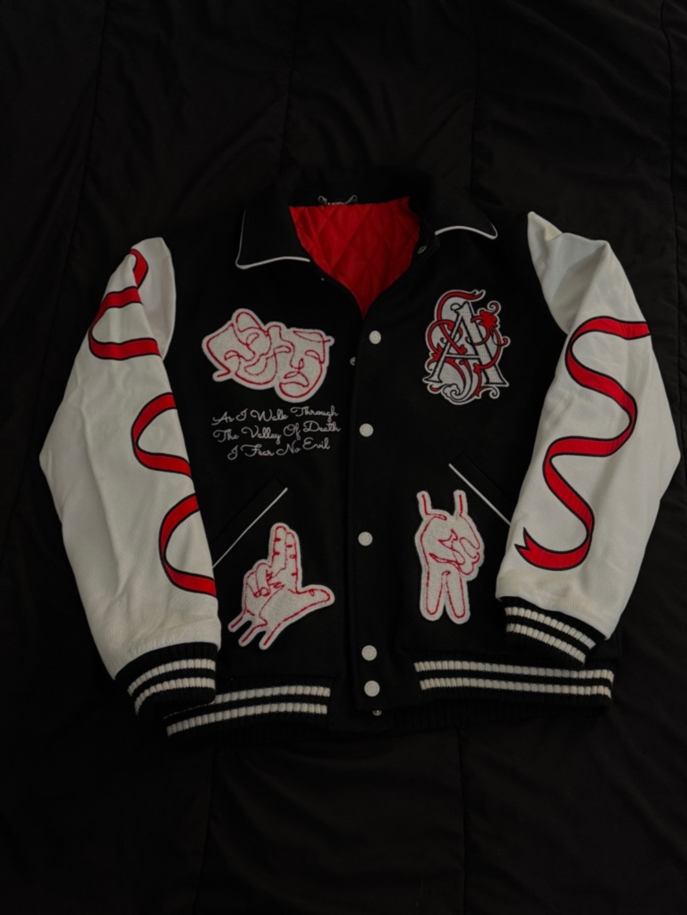 Asaali Varsity Jacket Size XL Retail: $325. Open to Offers